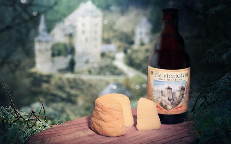 Produits et fromages proposés à la Taverne